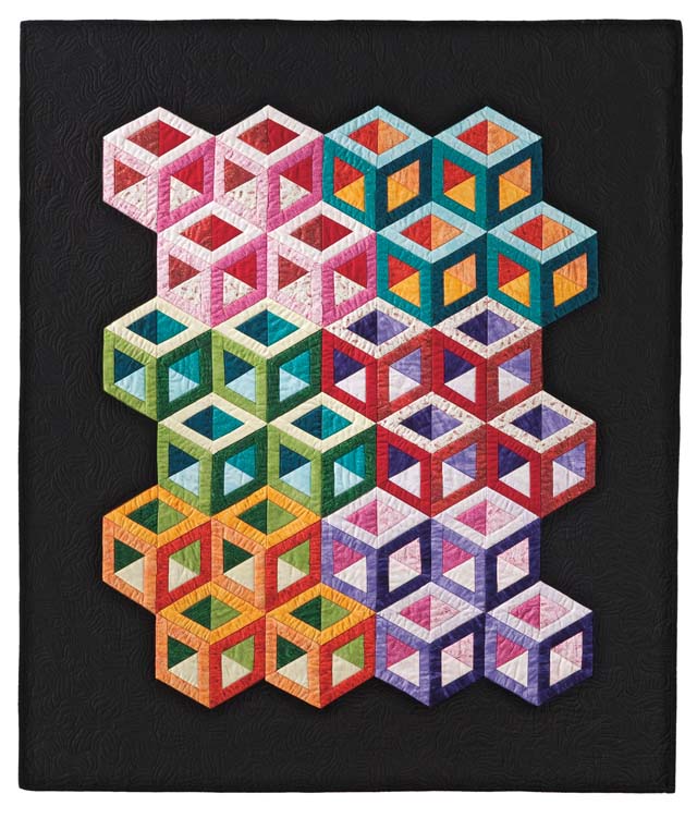 ABC 3 D Tumbling Blocks And More Quilt With Marci Baker Quilt With Marci Baker