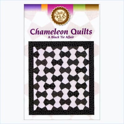 Chameleon Quilts, A Black Tie Affair Pattern