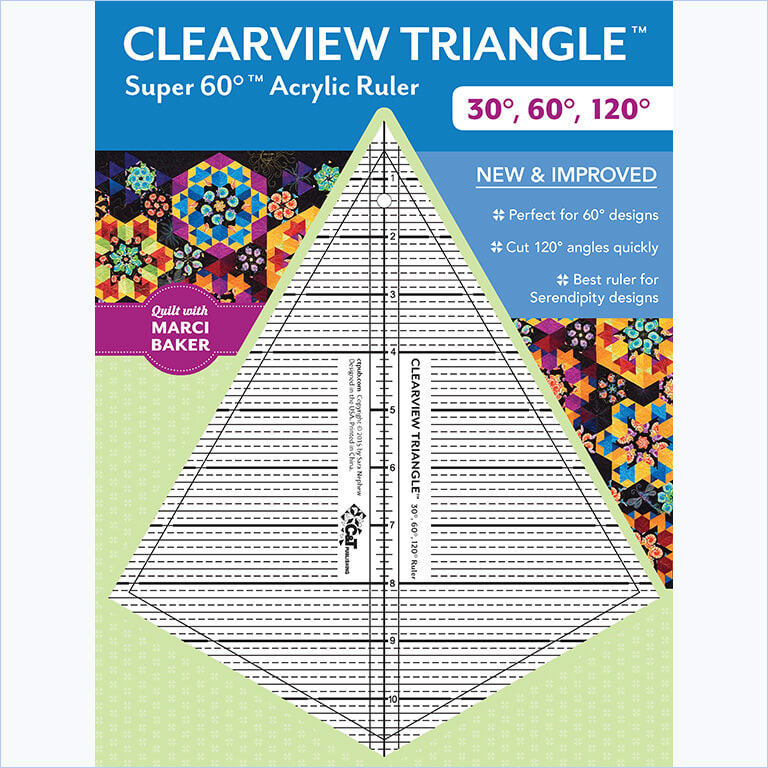 Clearview Triangle™ Super 60 › Quilt with Marci Baker