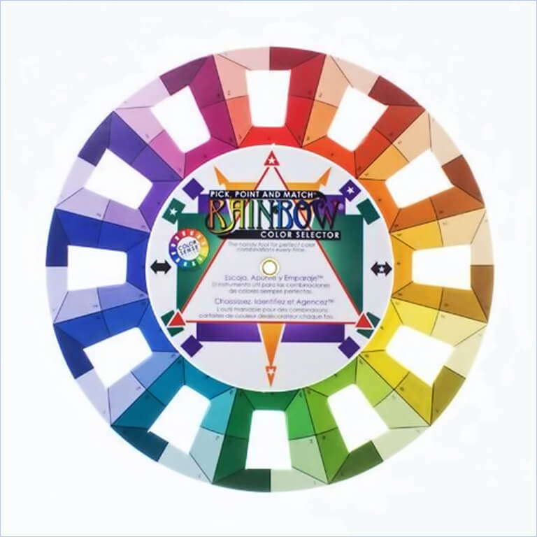  Color  Wheel Rainbow Selector   Quilt with Marci Baker