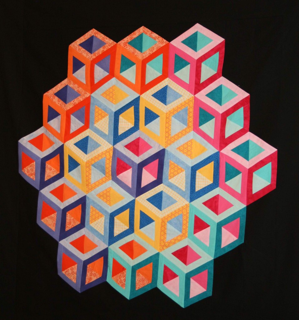 A New Hollow Cube Quilting Design › Quilt with Marci Baker