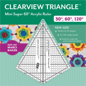 Clearview Triangle™ Mini Super 60° Acrylic Ruler